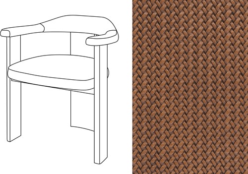 Noble Uph. Armchair Wicker 09