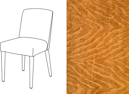 Petit Dining Chair Folie Douce 44 *