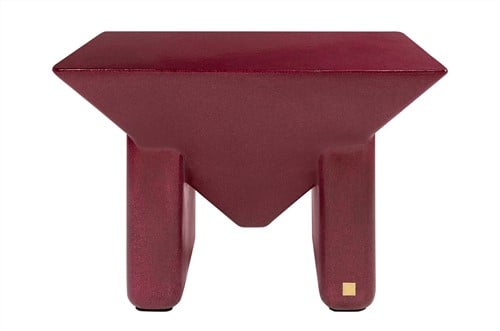 Prism Coffee Table Glossy Burgundy *