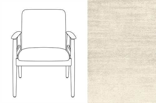 Sandal Chair Avignon Pearl (736)