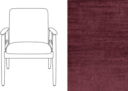 Sandal Chair Avignon Purple Plum (870)