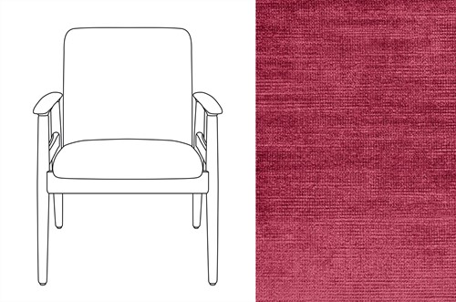 Sandal Chair Avignon Ruby (840)