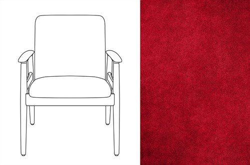 Sandal Chair Velour 001