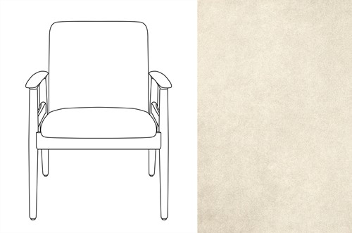 Sandal Chair Velour 003