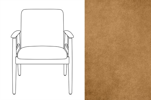 Sandal Chair Velour 007