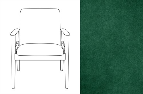 Sandal Chair Velour 020