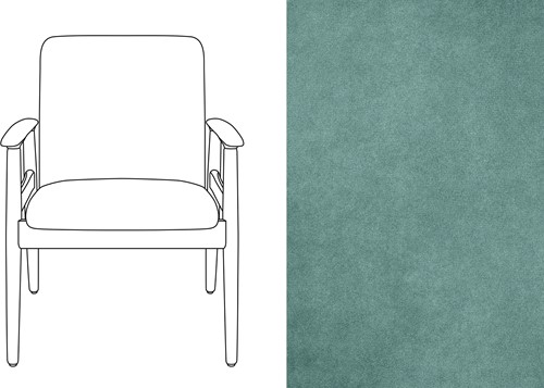 Sandal Chair Velour 022
