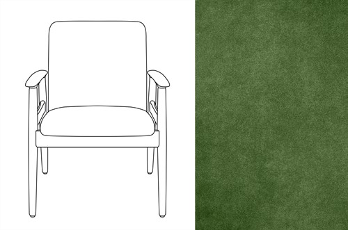 Sandal Chair Velour 023