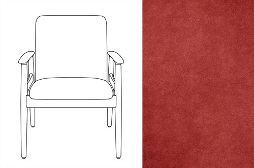 Sandal Chair Velour 040