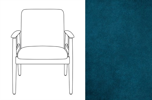 Sandal Chair Velour 067