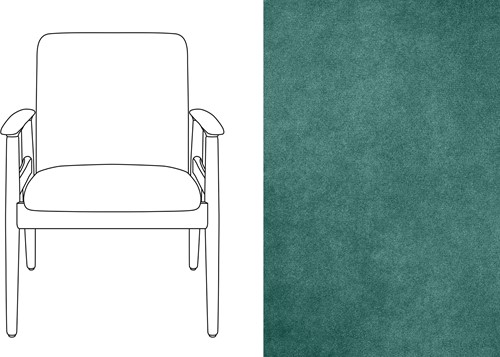 Sandal Chair Velour 068