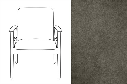 Sandal Chair Velour 072