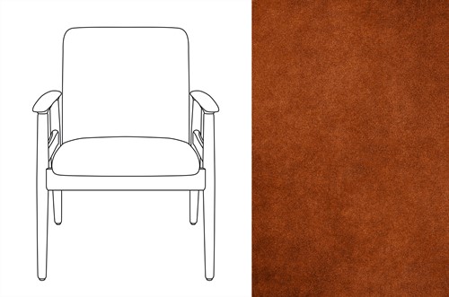 Sandal Chair Velour 073