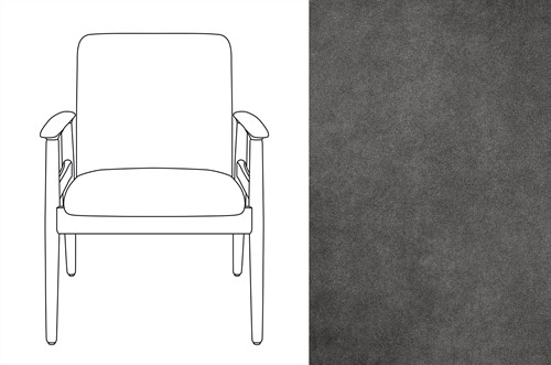 Sandal Chair Velour 091