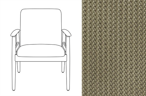 Sandal Chair Wicker 05