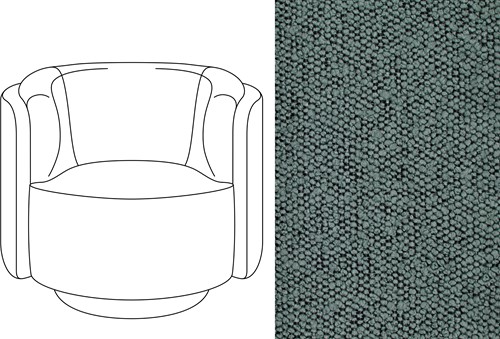 New Savoy Swivel Chair Trondheim 605