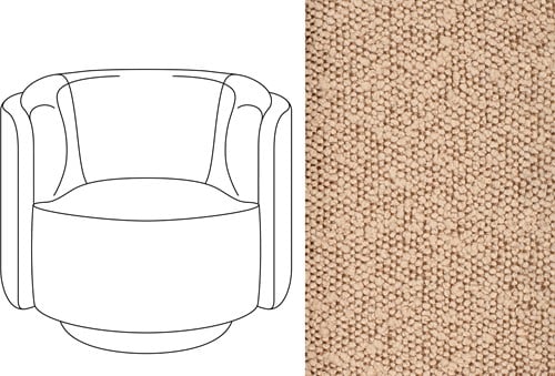 New Savoy Swivel Chair Trondheim 706
