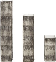 Seismo Rectangle Vases, Set of 3-2