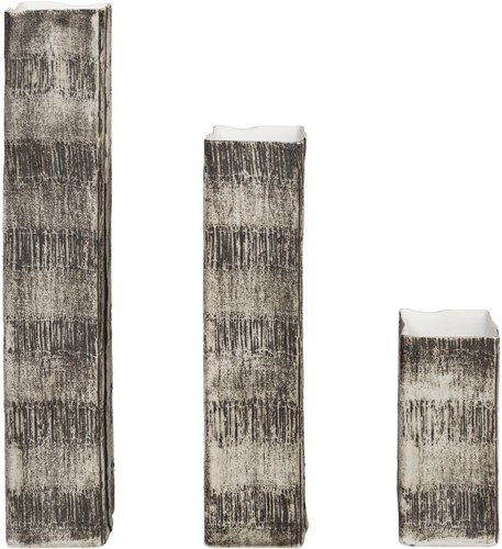 Seismo Rectangle Vases, Set of 3-2