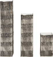 Seismo Rectangle Vases, Set of 3-3