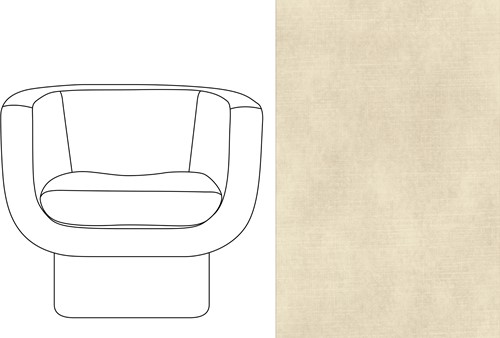 Sketch Block Chair Adore 110