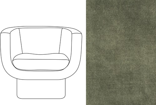 Sketch Block Chair Adore 156