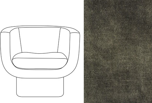 Sketch Block Chair Adore 162