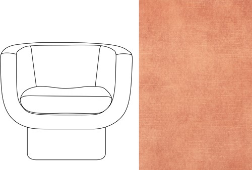 Sketch Block Chair Adore 166