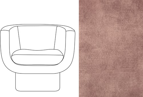 Sketch Block Chair Adore 200