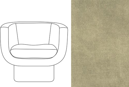 Sketch Block Chair Adore 214