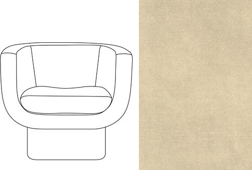 Sketch Block Chair Adore 215