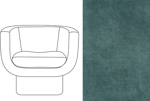 Sketch Block Chair Adore 56