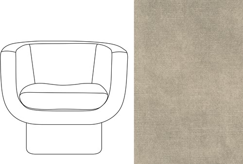 Sketch Block Chair Adore 84