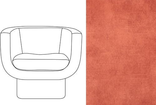Sketch Block Chair Adore 92