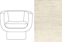 Sketch Block Chair Avignon Pearl (736)