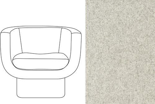 Sketch Block Chair Facet 40