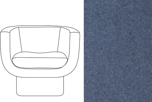Sketch Block Chair Facet 45