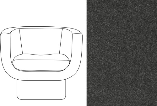 Sketch Block Chair Facet 67