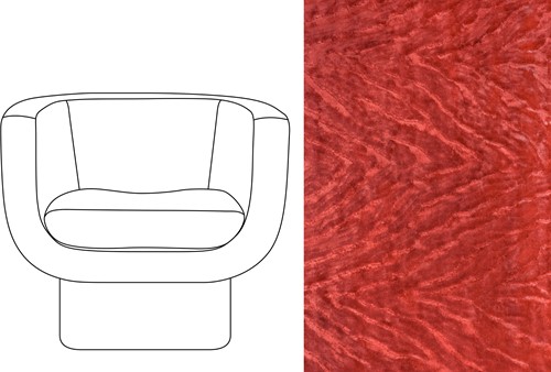 Sketch Block Chair Folie Douce 70