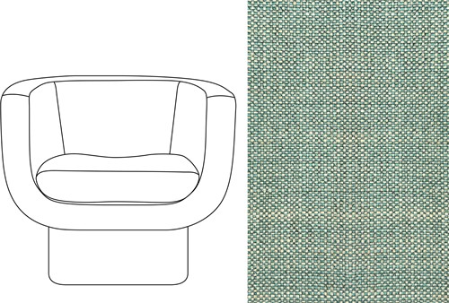 Sketch Block Chair Gent 25
