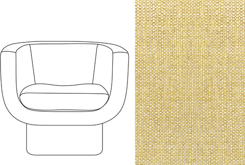 Sketch Block Chair Gent 29
