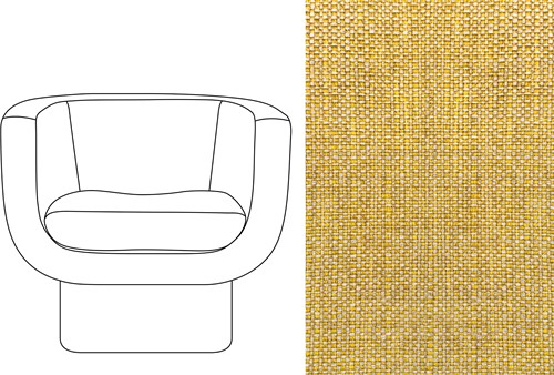 Sketch Block Chair Gent 30