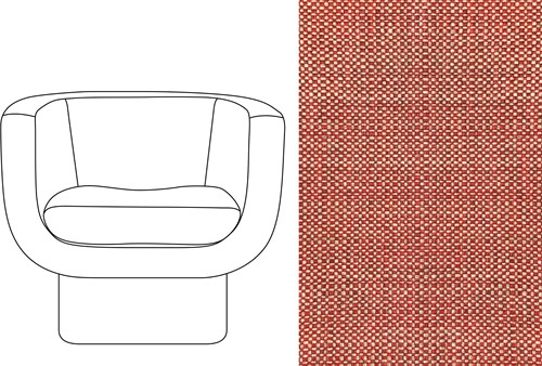 Sketch Block Chair Gent 32