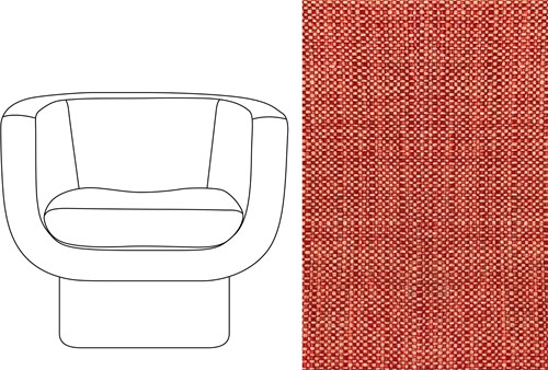Sketch Block Chair Gent 33