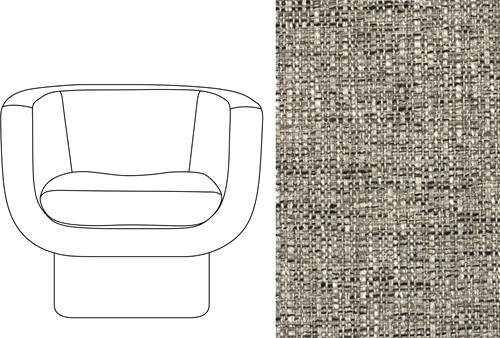 Sketch Block Chair Havana PRO-13