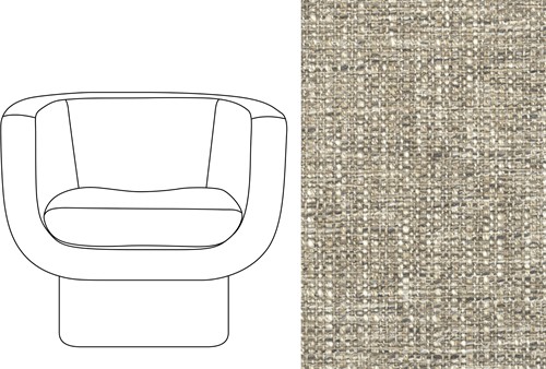 Sketch Block Chair Havana PRO-15