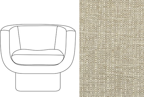 Sketch Block Chair Havana PRO-17