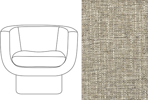 Sketch Block Chair Havana PRO-19