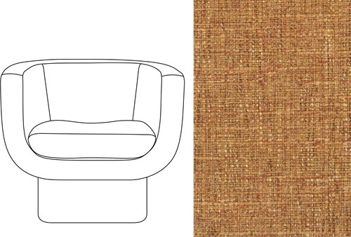 Sketch Block Chair Havana PRO-7