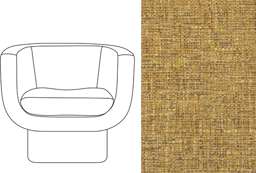 Sketch Block Chair Havana PRO-8